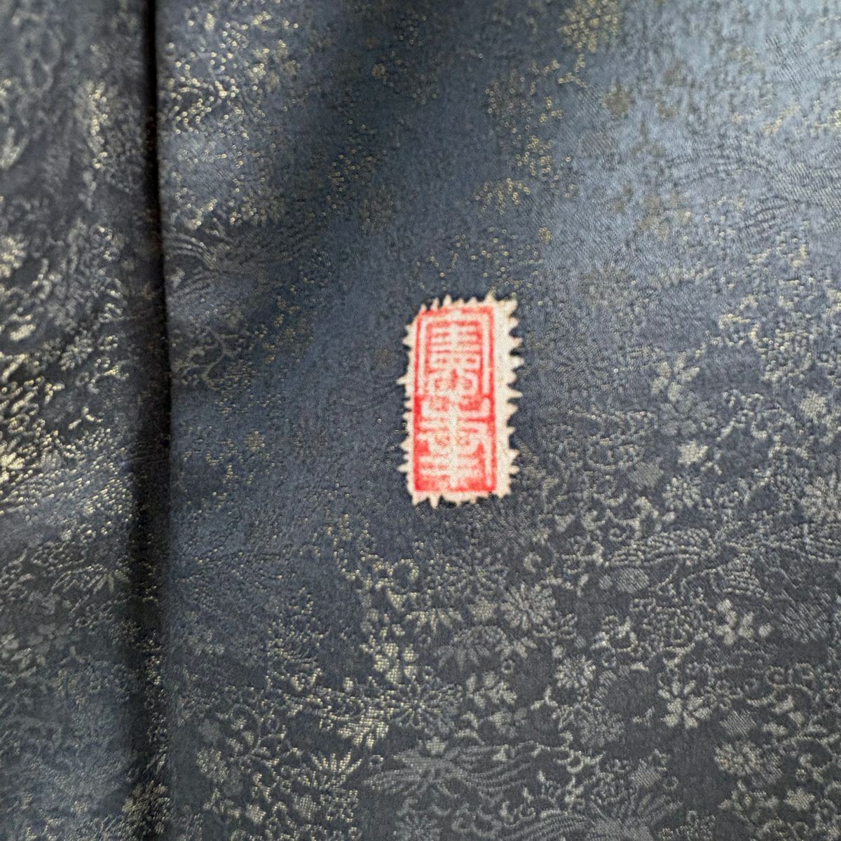 【美品】 付下 身長163.5cm 袖長66.5cm M 雙層 德永憲峯 落款あり 雪輪 辻花染 金通し 金銀彩 灰色 純蠶絲 逸品級 一つ紋