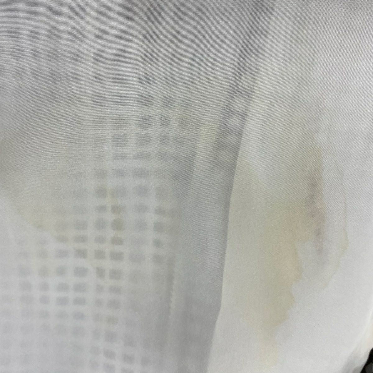 小紋 身長157cm 袖長62cm S 雙層 格子 灰茶 純蠶絲 秀品級