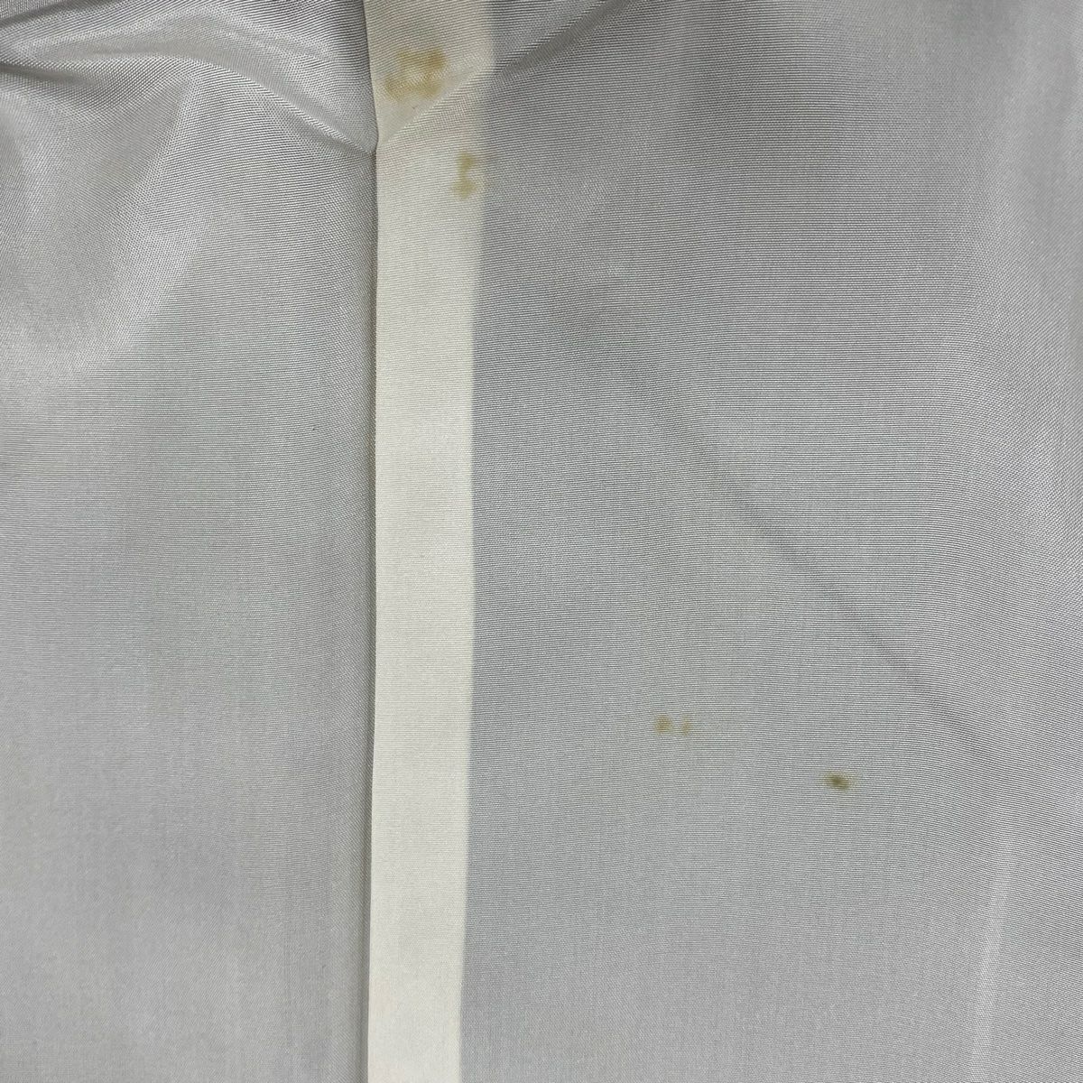 【美品】 付下 身長160.5cm 袖長63.5cm S 雙層 紬織織 幾何學 漸層 灰紫 純蠶絲 優品級