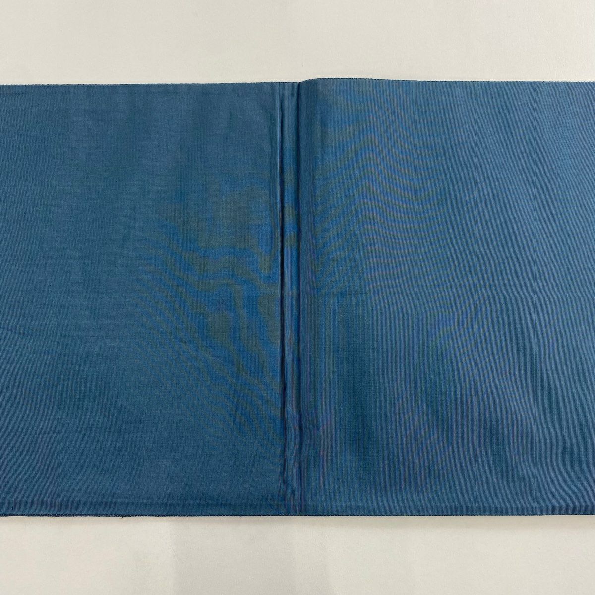 袋帶 名品級 草花紋 蝶 刺繡 金絲 青灰 六通 純蠶絲