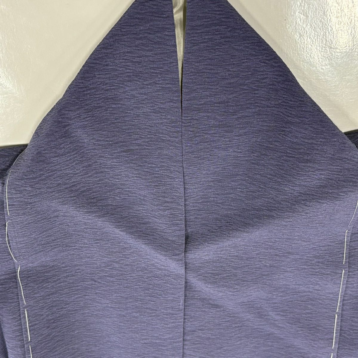 振袖禮服 身長161.5cm 袖長68cm L 雙層 樽本伊勢蔵 やまと 有落款 御所風景 金銀彩 漸層 青紫 純蠶絲 名品級