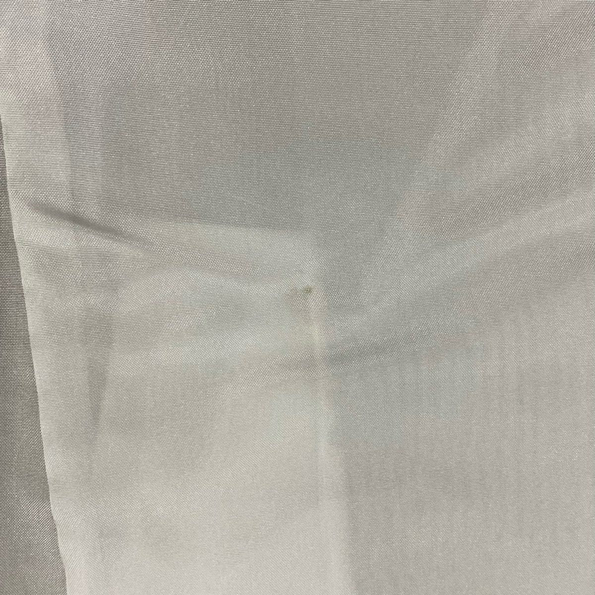 【美品】 紬織 身長156cm 袖長64cm M 雙層 縞 茶綠 純蠶絲 名品級