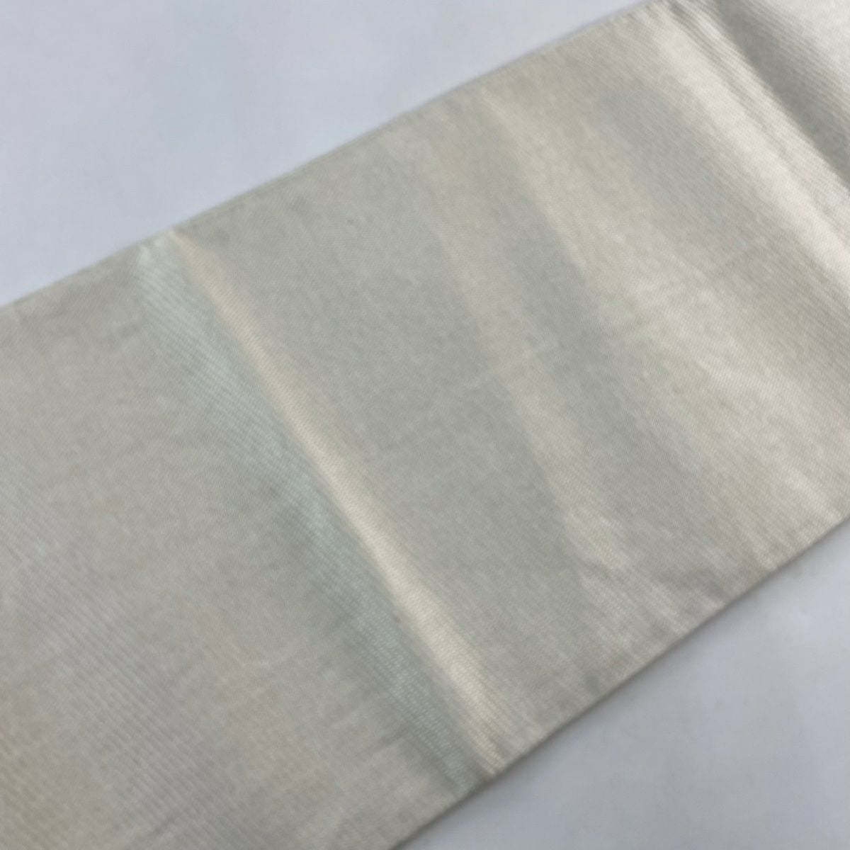【美品】 袋帶 名品級 有栖川 金金箔 銀線 灰 深藍 六通 純蠶絲