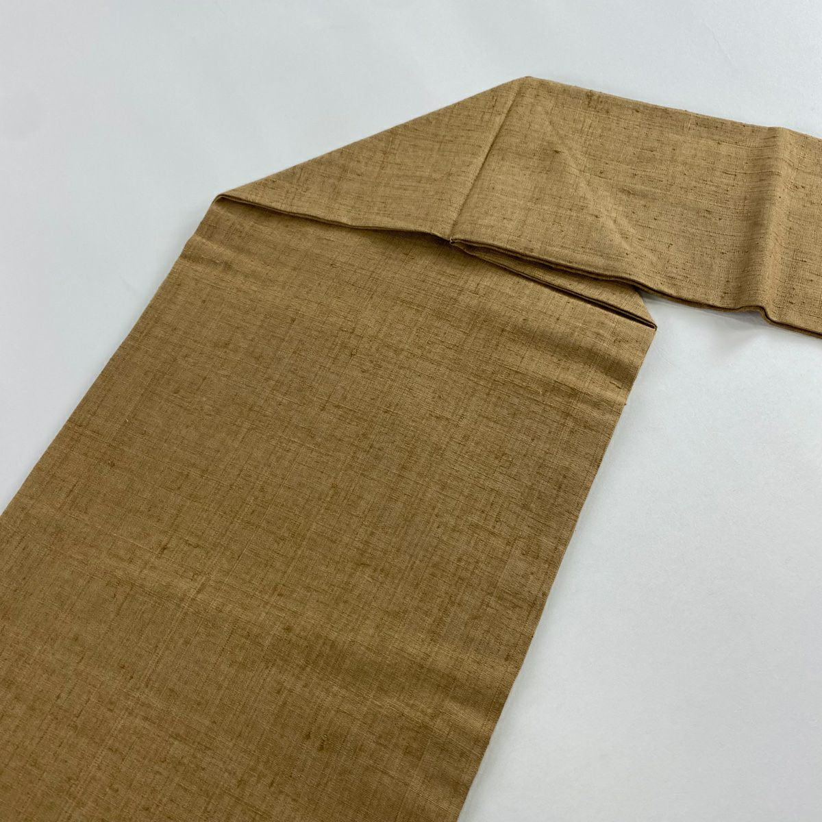 【美品】 名古屋帶 秀品級 紬織織 色紙 生物 刺繡 茶 純蠶絲