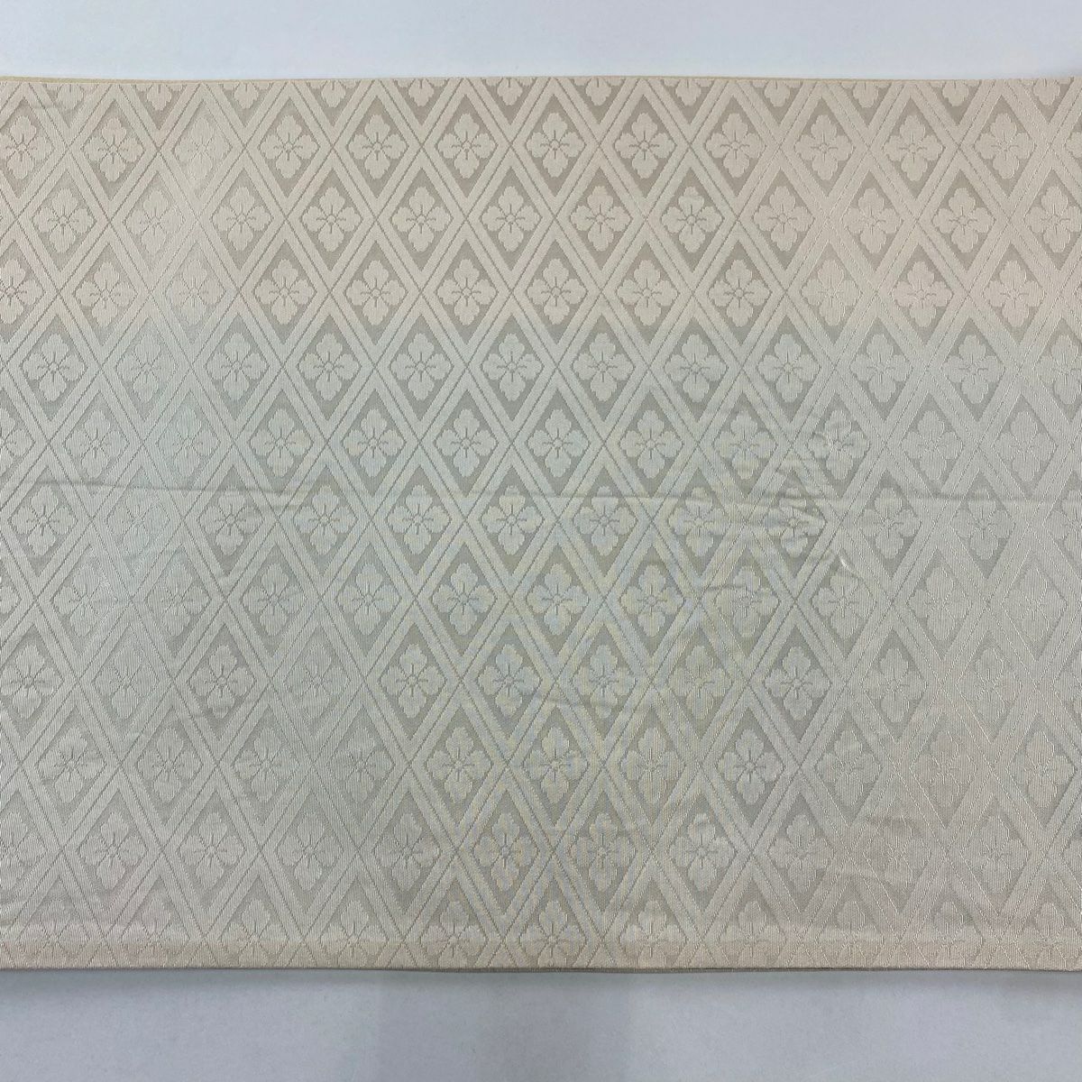 袋帶 秀品級 牡丹 流水 金金箔 唐織 綠 六通 純蠶絲