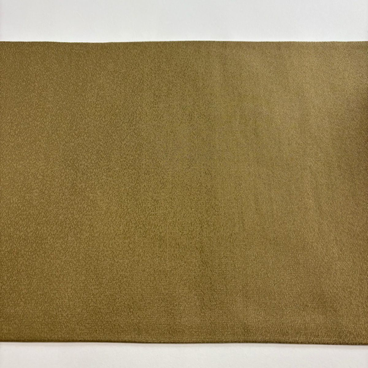 【美品】 袋帶 名品級 變化市松樹 松樹葉 金金箔 金絲 金茶 六通 純蠶絲
