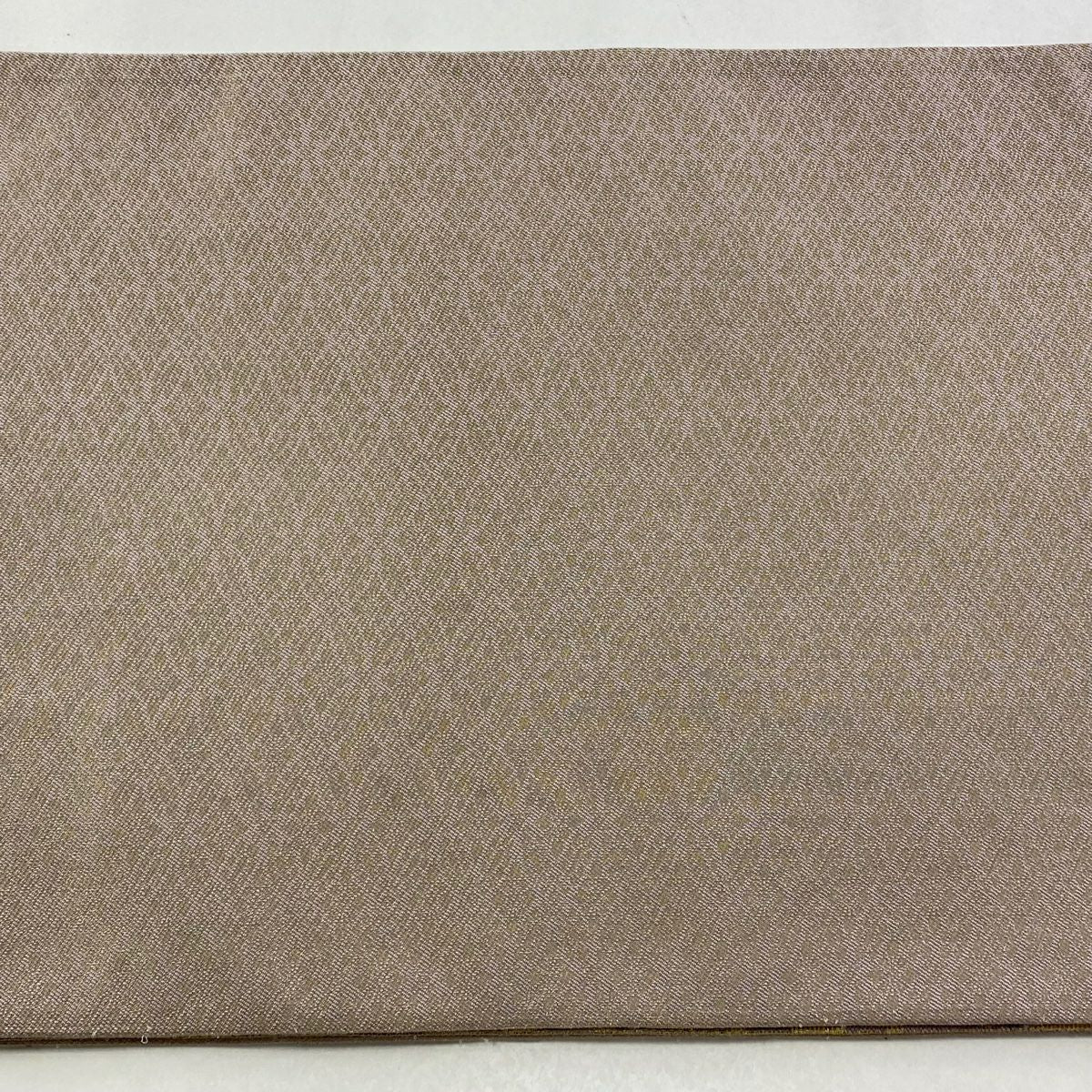 【美品】 袋帶 逸品級 桐 唐草紋 金金箔 金絲 青灰 六通 純蠶絲