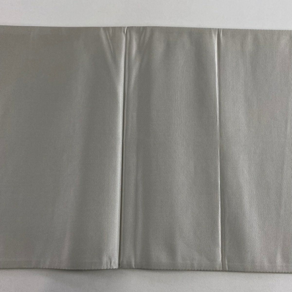 【美品】 袋帶 秀品級 若松樹 金銀彩 金金箔 灰 深藍色 お太鼓柄 純蠶絲