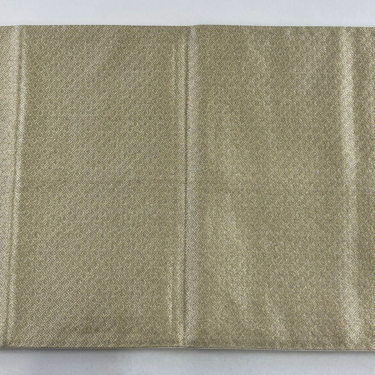 袋帶 秀品級 扇子面 菊花花 金金箔 金絲 金色 六通 純蠶絲