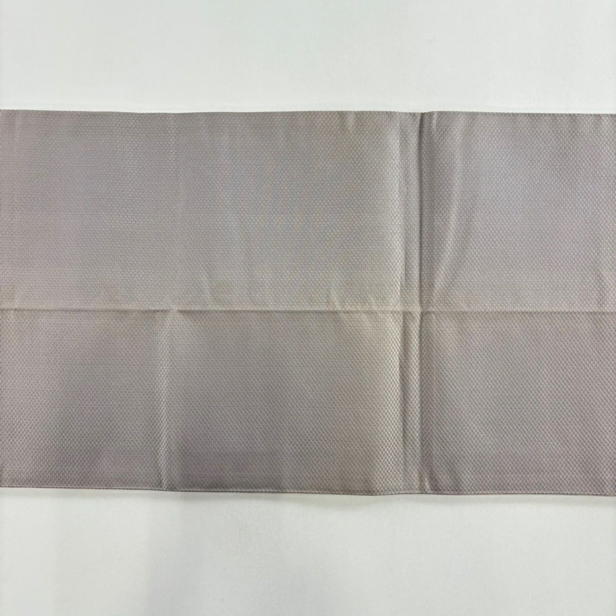 袋帶 名品級 相遇 野蠶絲 絲絨線 大和 條紋 圓文 灰紫 六通 純蠶絲