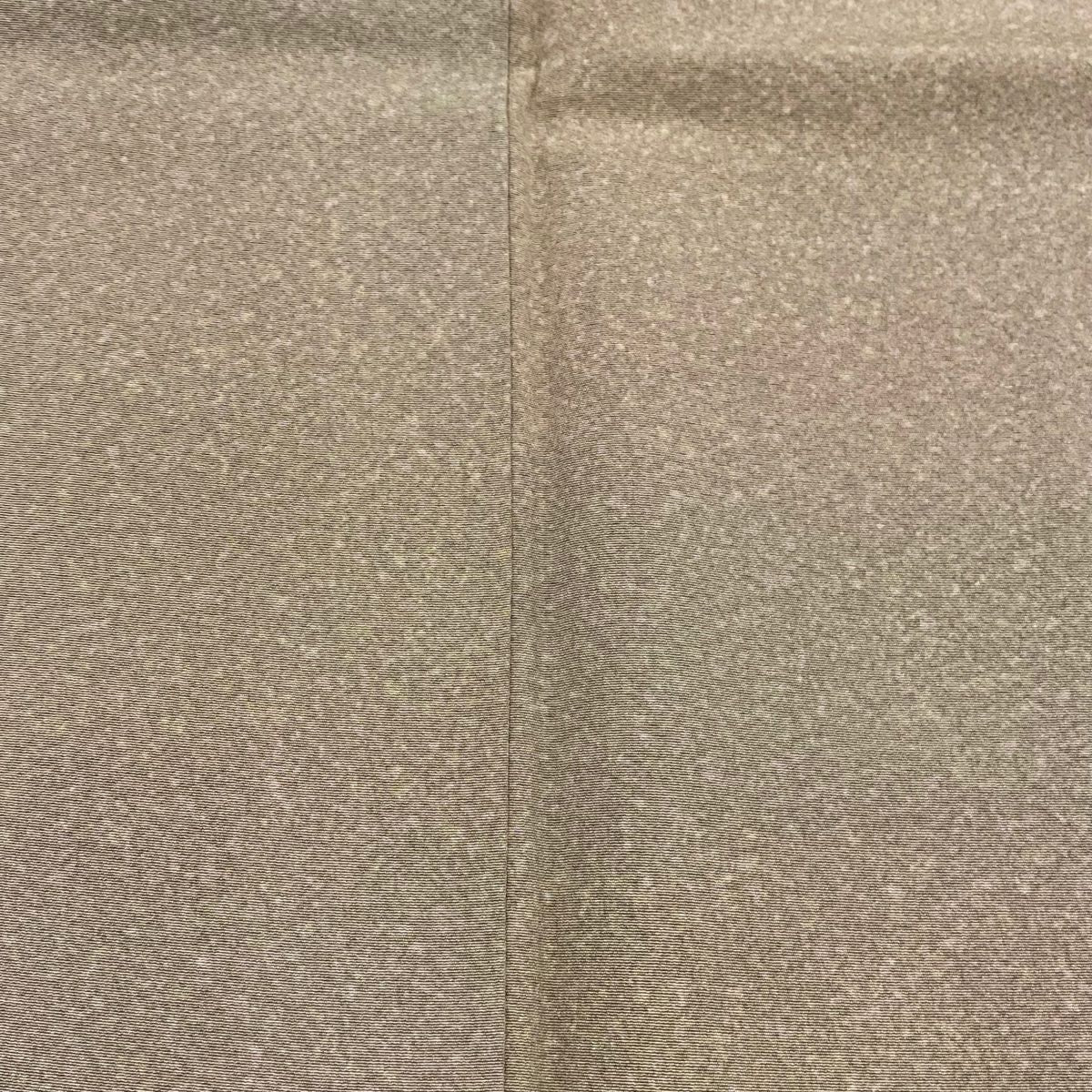 【美品】 小紋 身長155cm 袖長62.5cm S 雙層 幾何學圖案 漸層 灰茶 純蠶絲 秀品級 一個紋