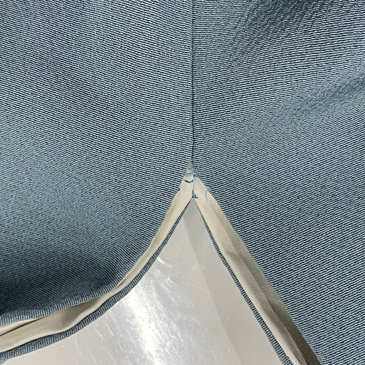 訪問服 身長158.5cm 袖長66cm M 雙層 辻花染圖案 染分 漸層 淺茶 純蠶絲 優品級