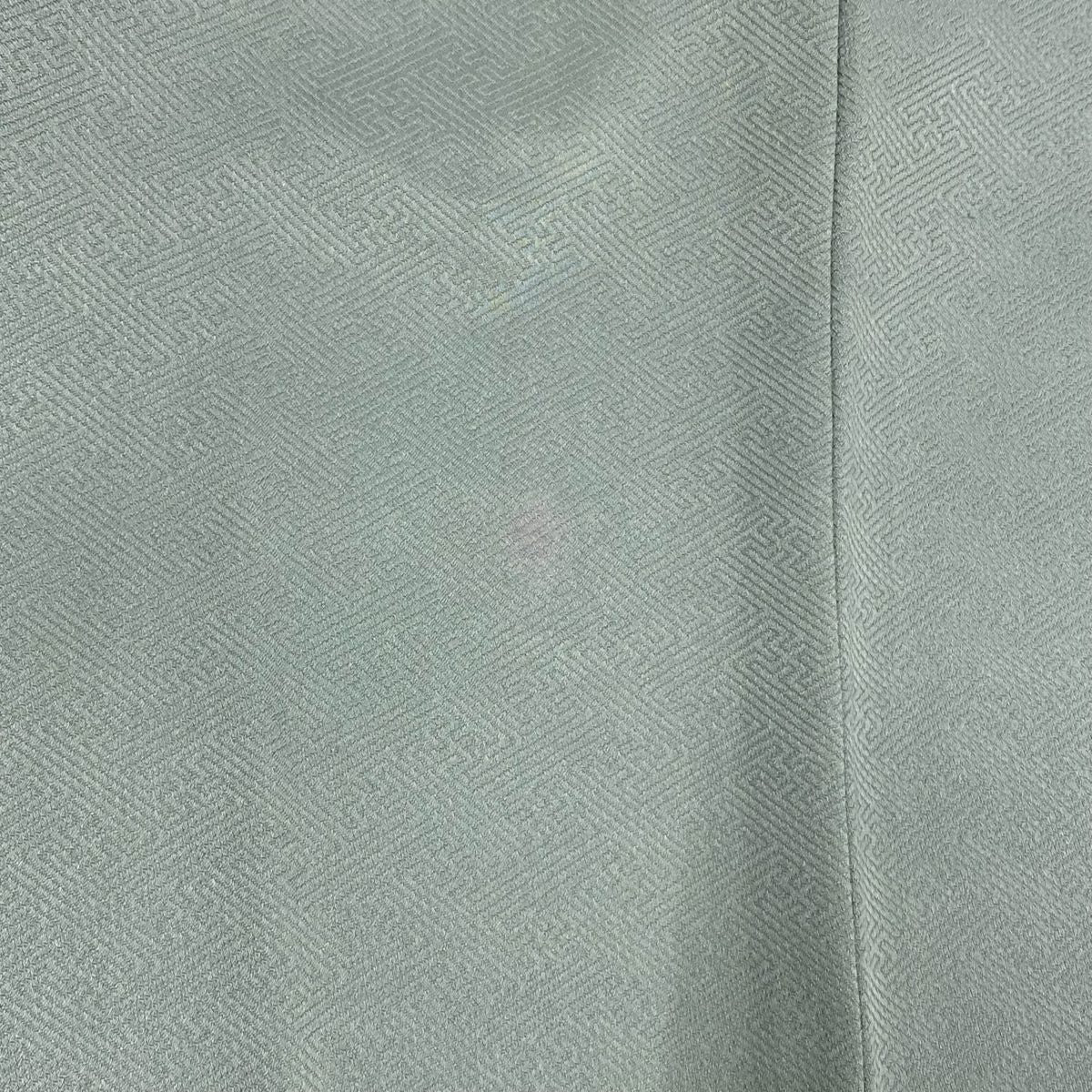 訪問服 身長153cm 袖長62cm S 雙層 花車 雲文 絞染 刺繡 青灰 純蠶絲 秀品級