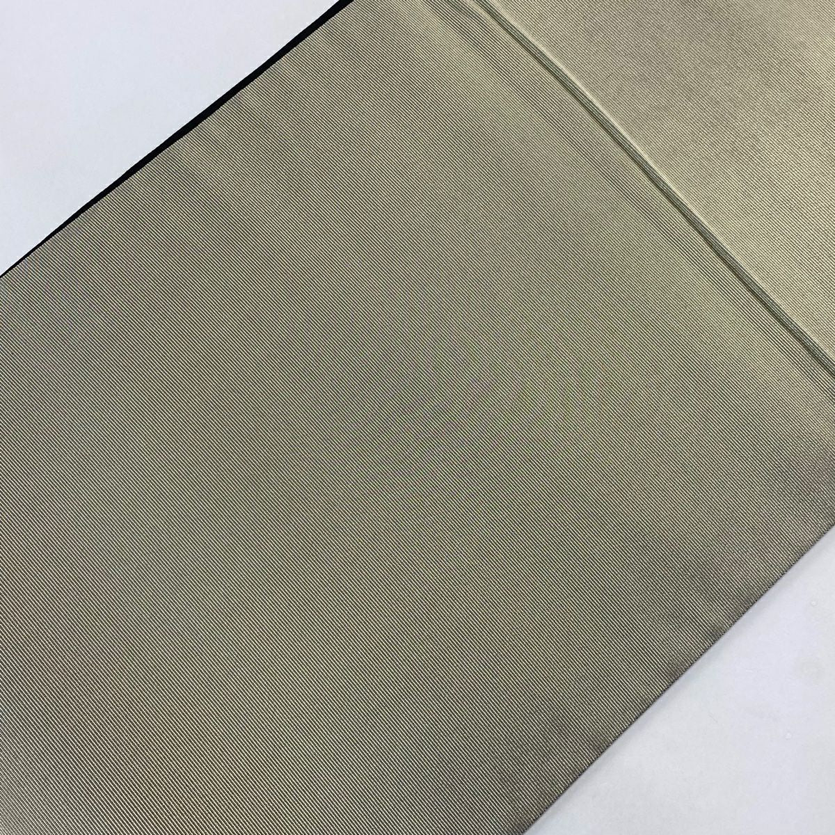 【美品】 袋帶 秀品級 段紋 圓文 金絲 金金箔 焦茶 六通 純蠶絲
