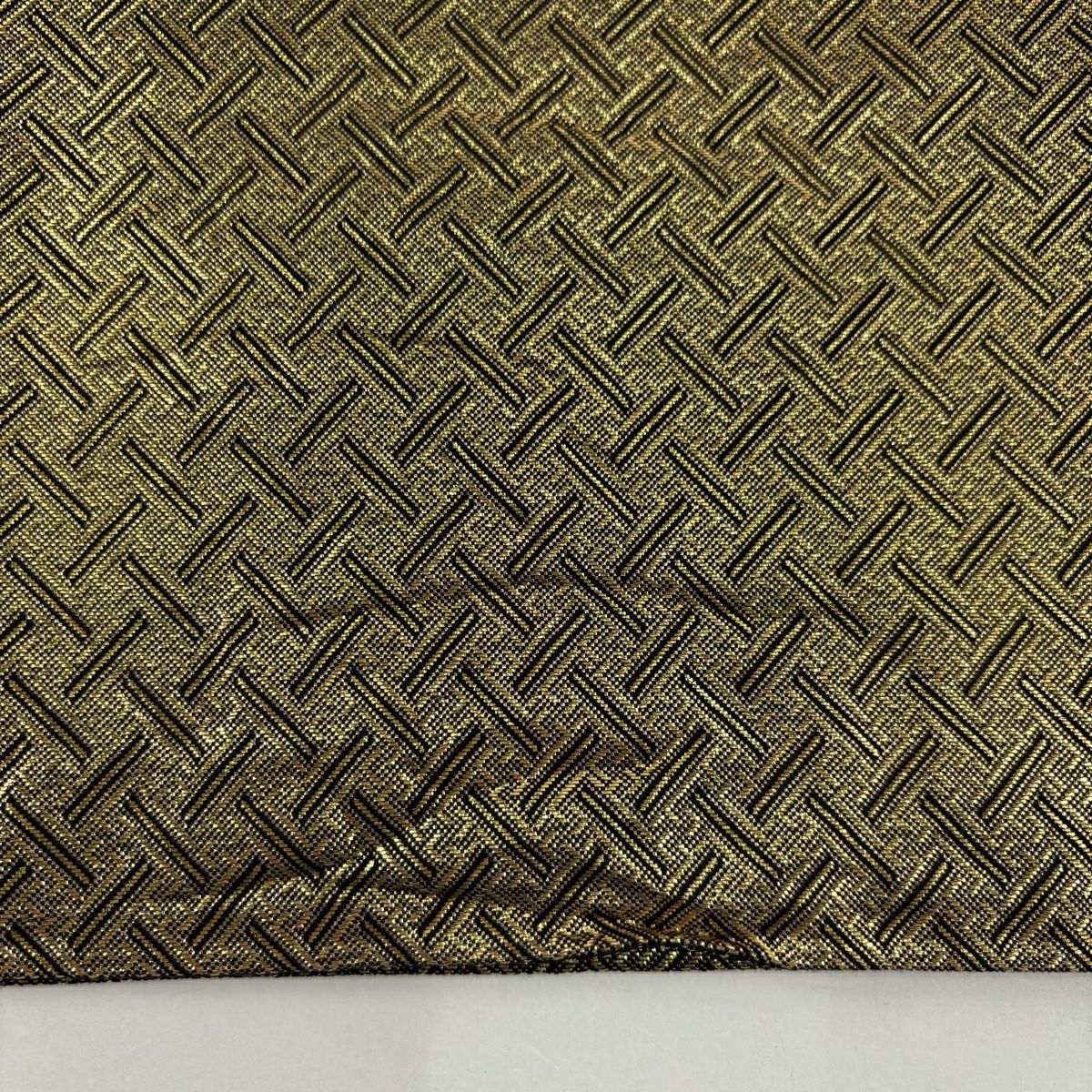 【美品】 袋帶 秀品級 鈴乃屋 雪輪 鳳凰 金絲 金金箔 金 六通 純蠶絲