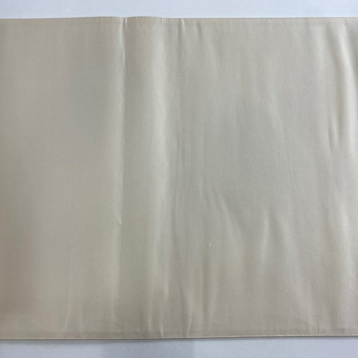 【美品】 袋帶 名品級 花菱 幾何學 金金箔 灰白 お太鼓圖案 純蠶絲