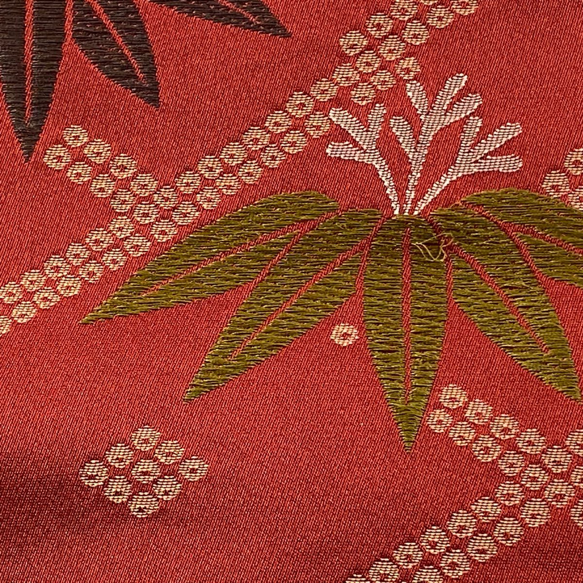 袋帶 優品級 笹 雪芝 茜 化纖