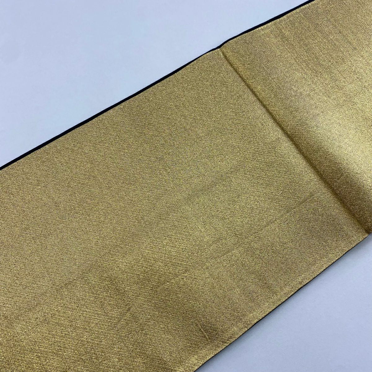 【美品】 袋帶 秀品級 梅花 圓文 金絲 金金箔 金 六通 純蠶絲