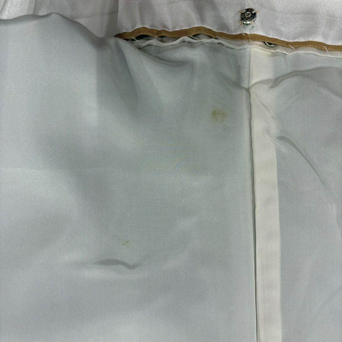 色留袖禮服 身長154cm 袖長63.5cm S 雙層 寶盡くし 家屋 刺繡 金絲 水色 純蠶絲 秀品級 一つ紋