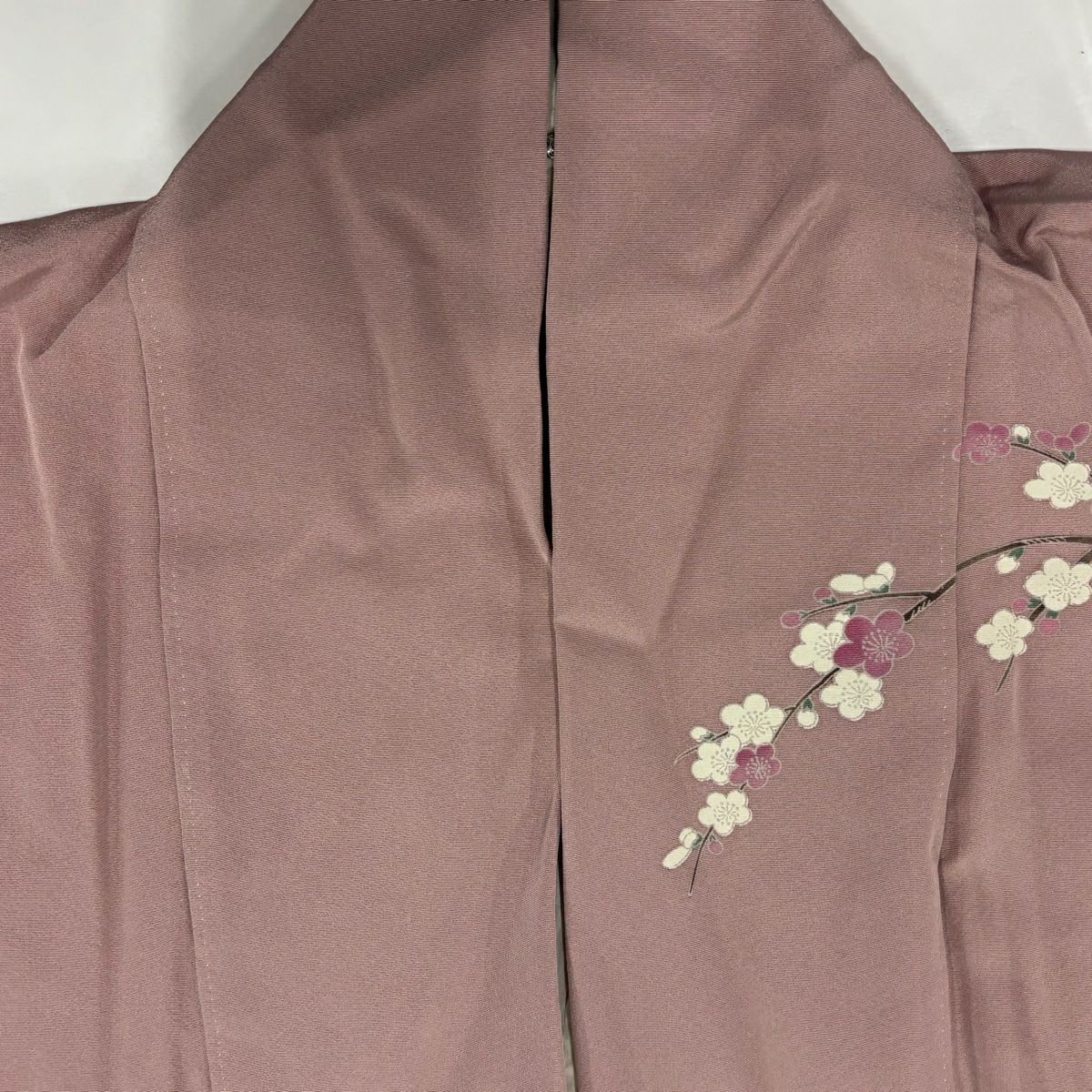 訪問服 身長158cm 袖長61cm S 雙層 松樹竹子梅花 漸層 淺紫 純蠶絲 優品級
