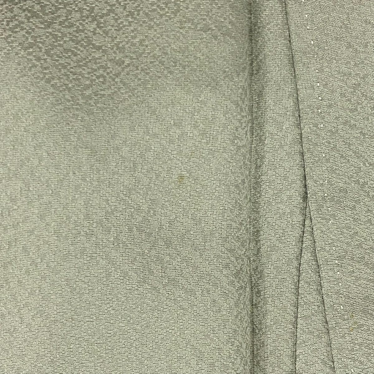 【美品】 留袖禮服禮服 身長162cm 袖長66.5cm M 雙層 家屋 松樹竹子梅花 金絲 金銀彩 灰綠 純蠶絲 秀品級