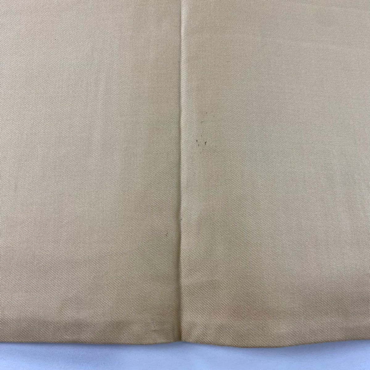 【美品】 袋帶 秀品級 菱文 縞紋 金絲 米色 六通 純蠶絲