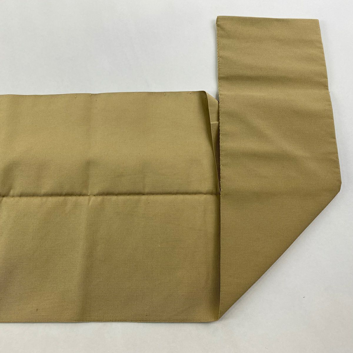 名古屋帶 秀品級 市松樹 波 金絲 綴織 黃土色 純蠶絲