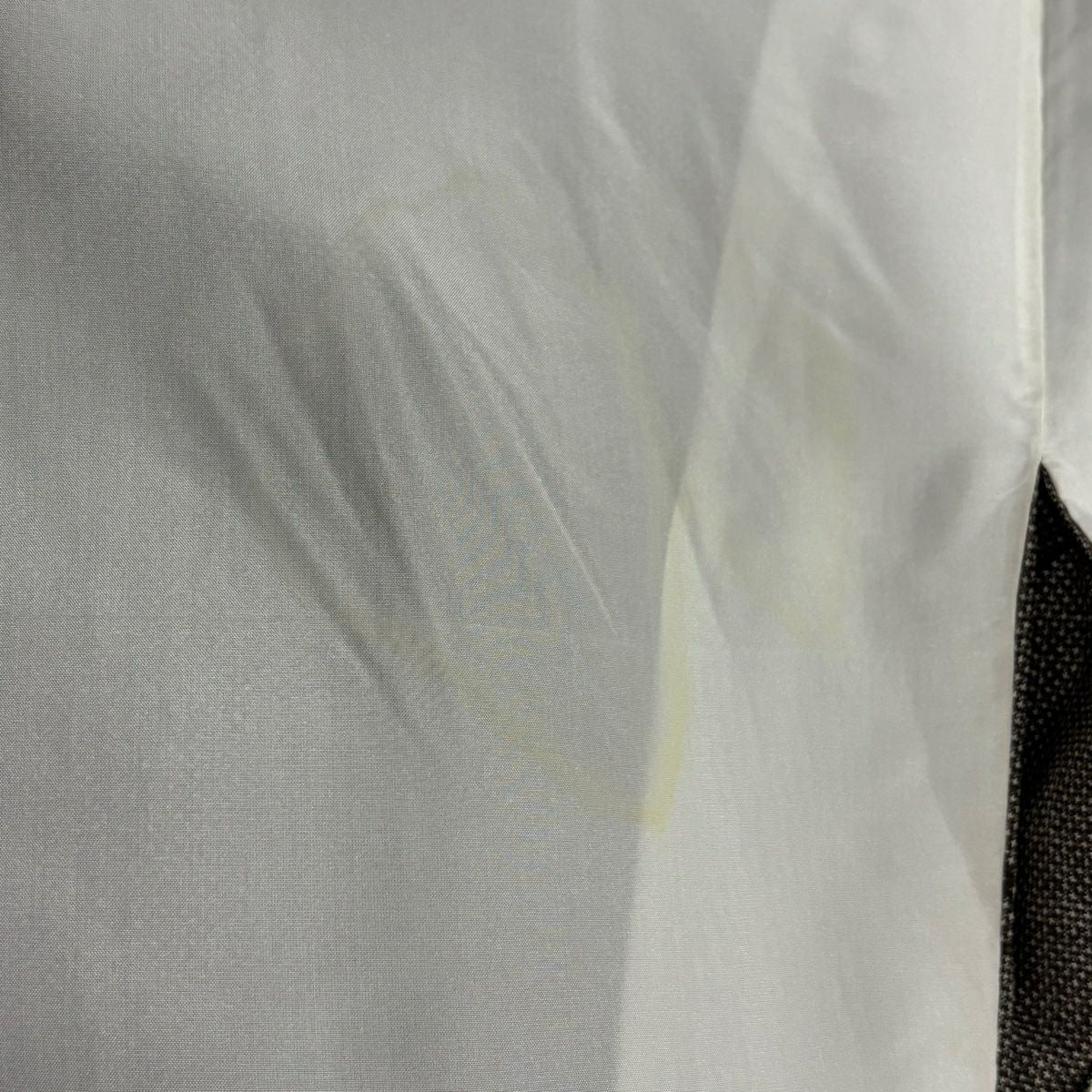 紬織 身長158.5cm 袖長63.5cm S 雙層 縞 菱格子 焦茶 純蠶絲 秀品級