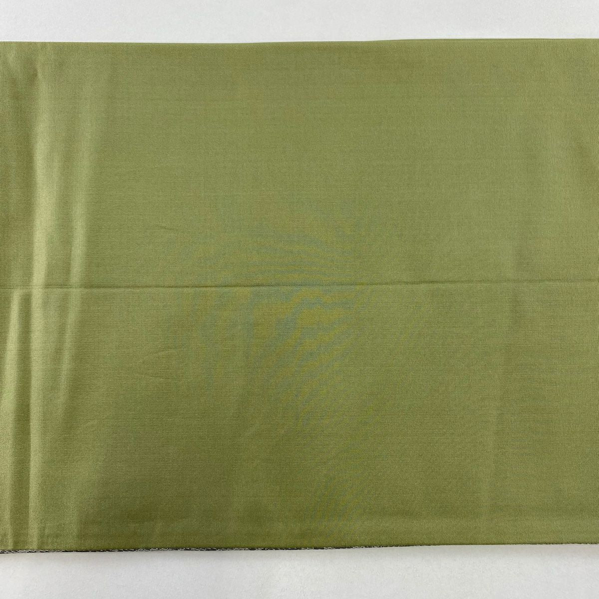 【美品】 袋帶 秀品級 辻花染圖案 幾何學 金金箔 茶 六通 純蠶絲