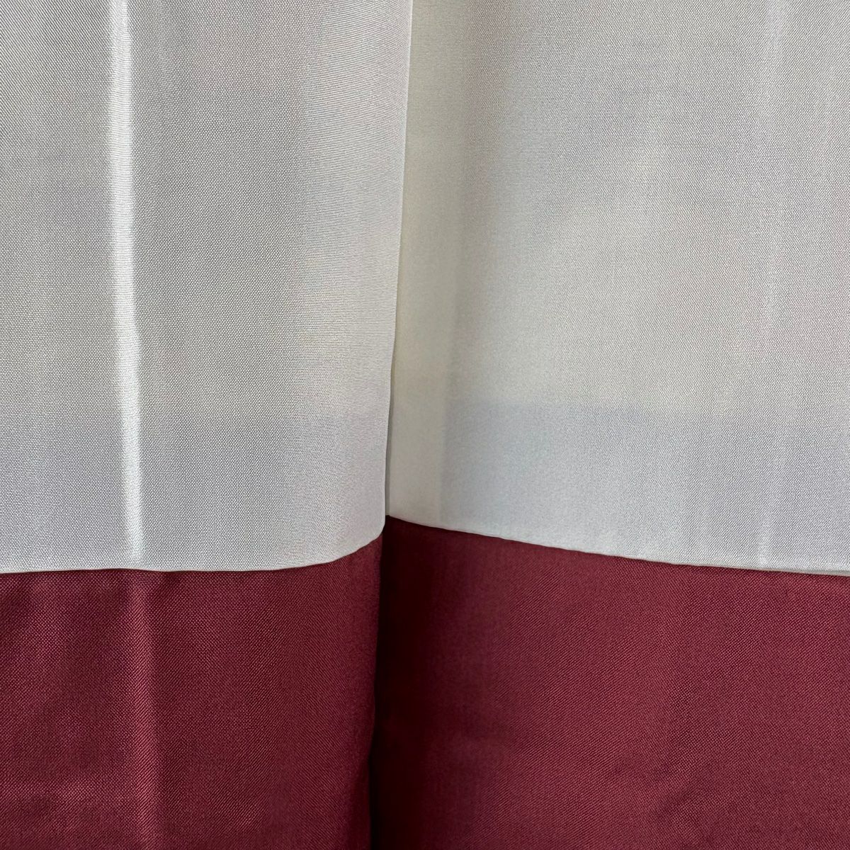【美品】結城紬織 身長157cm 袖長62.5cm S 雙層 はたおり娘 證書あり 草花紋紋 笠松樹 米色 純蠶絲 逸品級