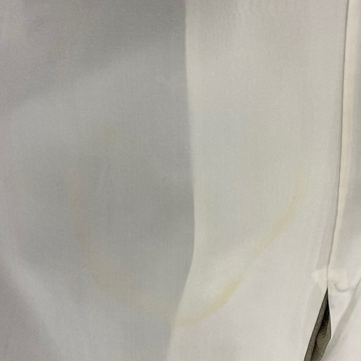 訪問服 身長156cm 袖長62cm S 雙層 秋草 地紋 刺繡 染分 灰茶 純蠶絲 秀品級