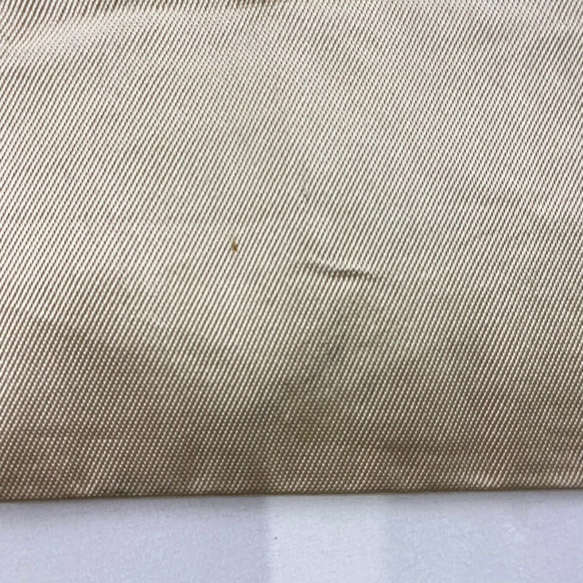 名古屋帶 名品級 關西仕立 向鳥 花唐草紋 金絲 米色 純蠶絲