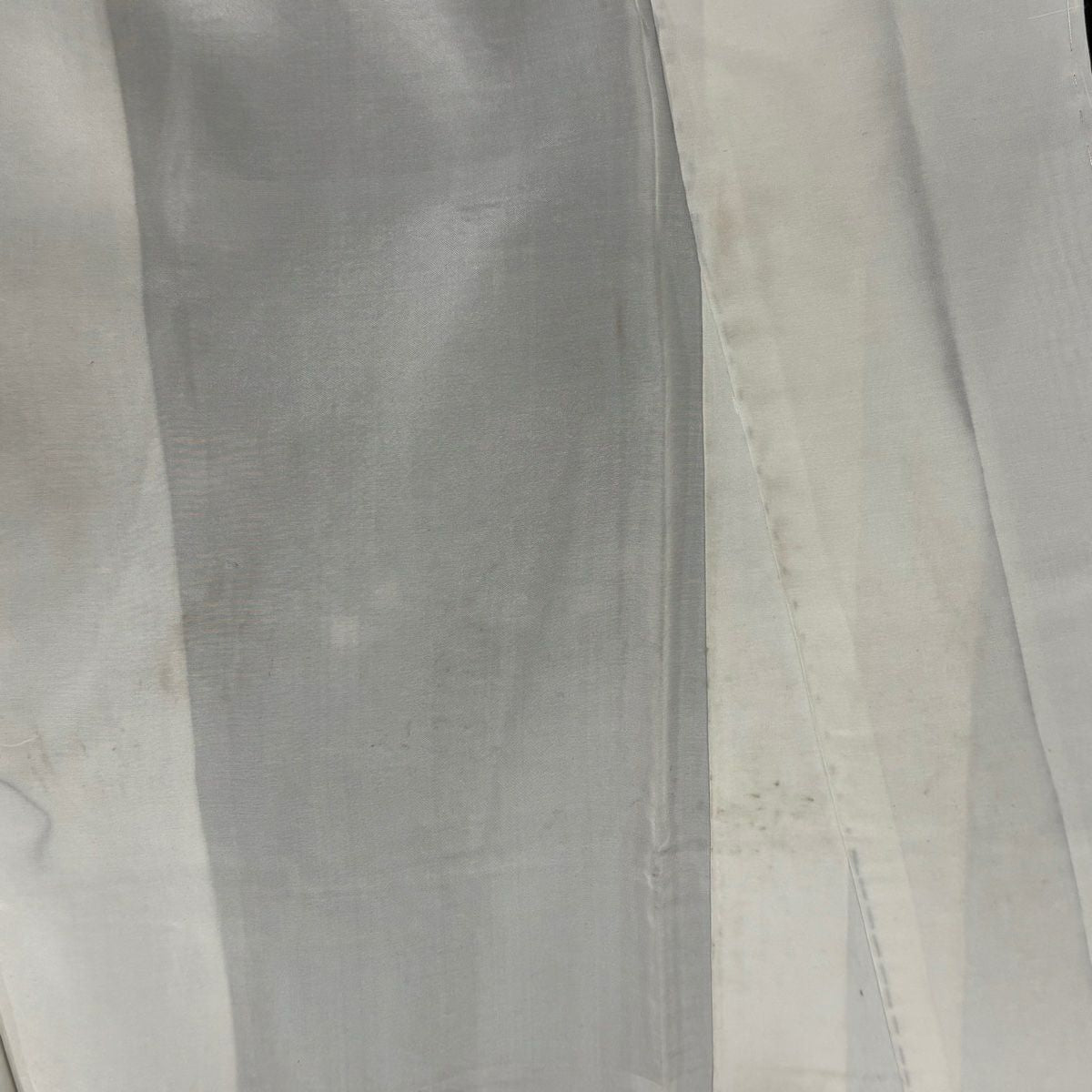 【美品】 紬織 身長159.5cm 袖長62cm S 雙層 燕 幾何圖案 墨色 純蠶絲 優品級