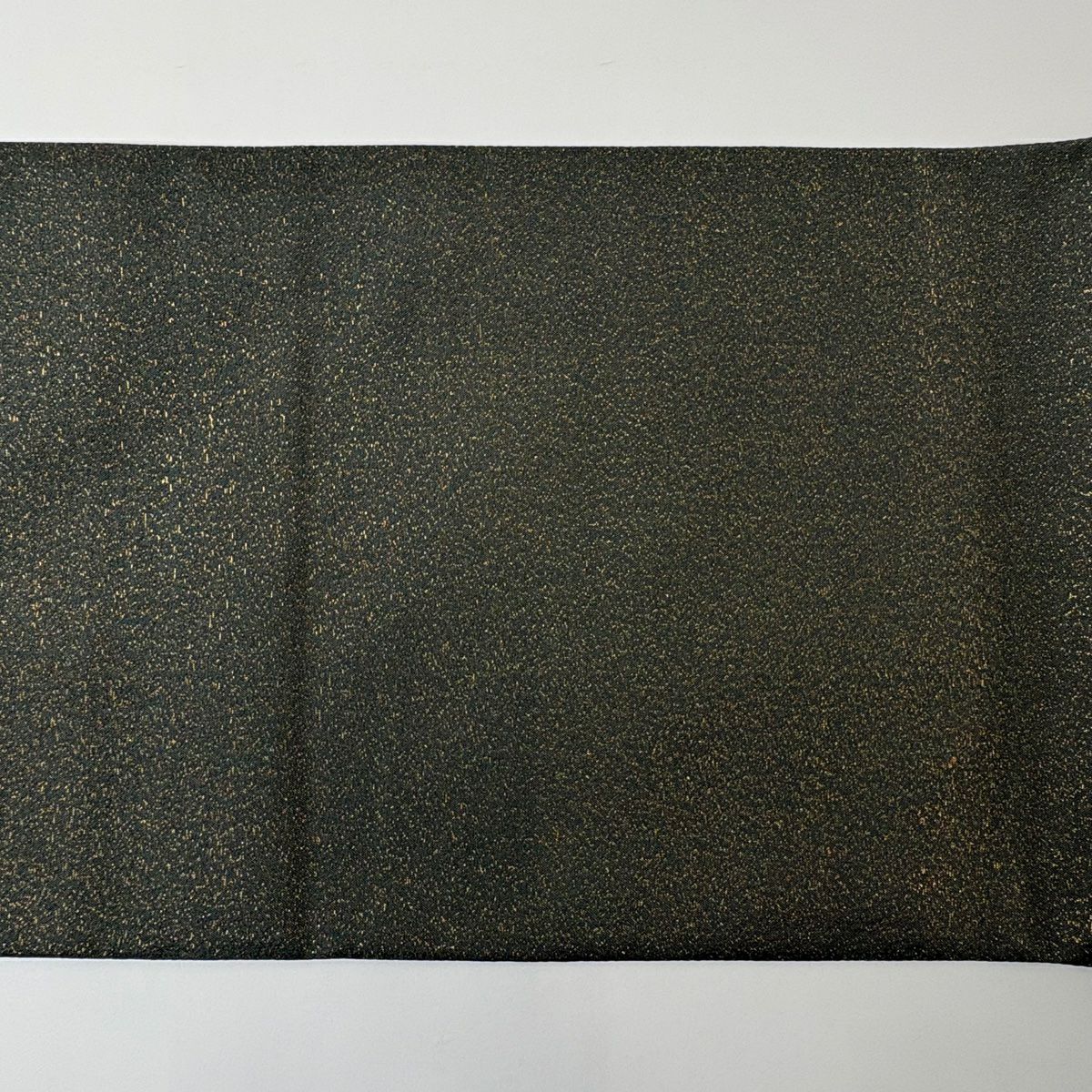 【美品】 袋帶 秀品級 縞 幾何學 刺繡 金銀彩 青紫 お太鼓柄 純蠶絲