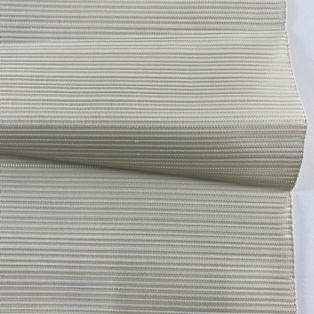 名古屋帶 秀品級 夏帶 絽 八寸名古屋帶 牡丹 椿 金銀彩 淺綠 純蠶絲