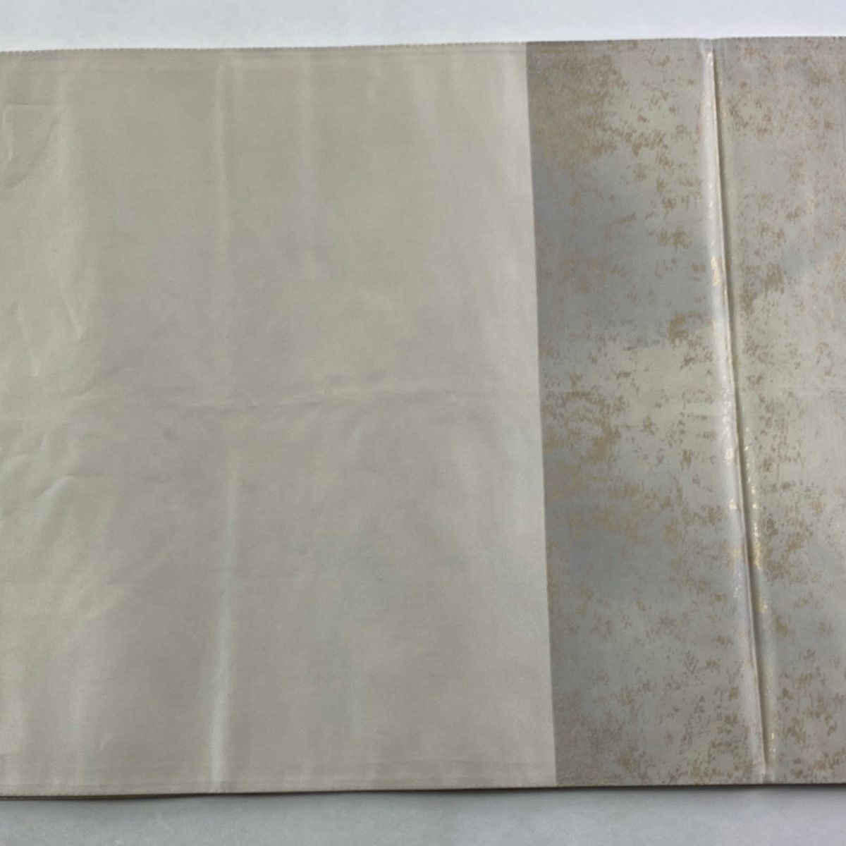 袋帶 秀品級 關西仕立 雙層 扇子 草花紋 金銀彩 奶油色 大鼓圖案 純蠶絲