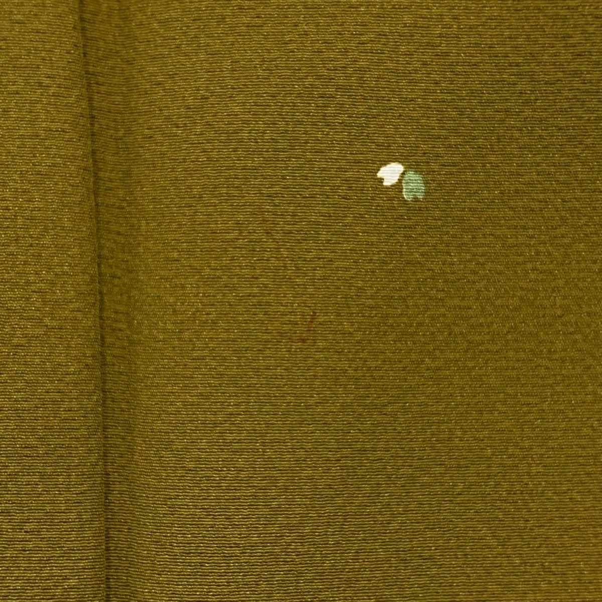 小紋 身長157.5cm 袖長66cm M 雙層 樱花 雪輪 黃土 純蠶絲 優品級