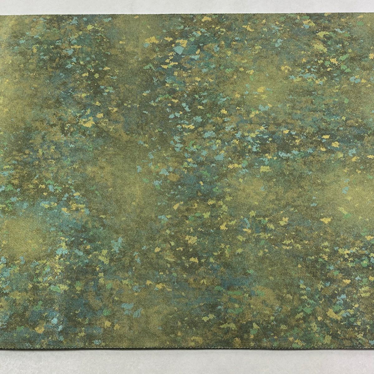 【美品】 袋帶 秀品級 幾何學 金金箔 淺綠 六通 純蠶絲