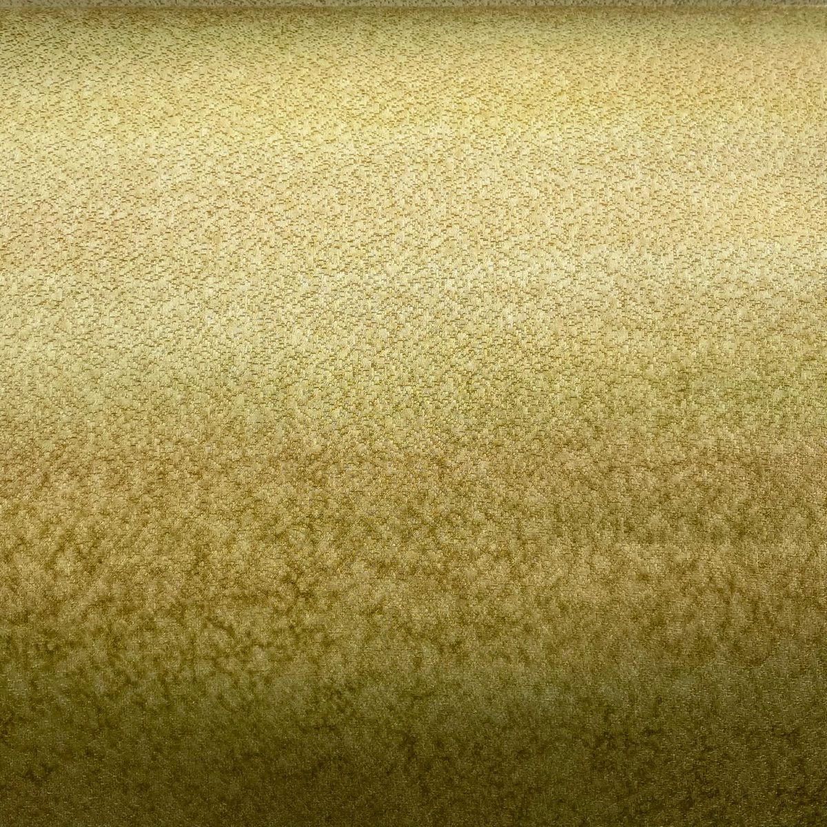 【美品】 袋帶 秀品級 霞 幾何學 茶綠 お太鼓圖案 純蠶絲
