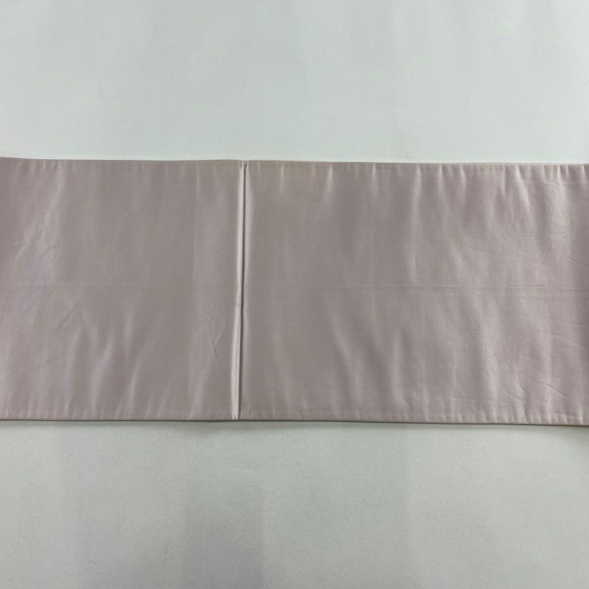 袋帶 秀品級 關西仕立 山並 霞 刺繡 金金箔 淺粉紅 お太鼓圖案 純蠶絲