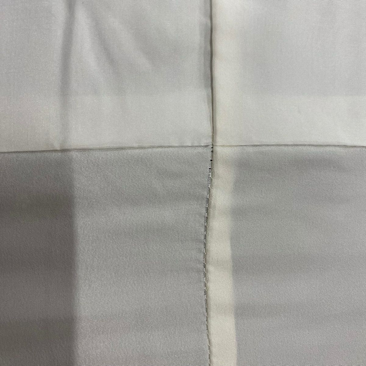 【美品】 小紋 身長159.5cm 袖長65cm M 雙層 草花紋 梅花青海波 絞染 黑 純蠶絲 名品級