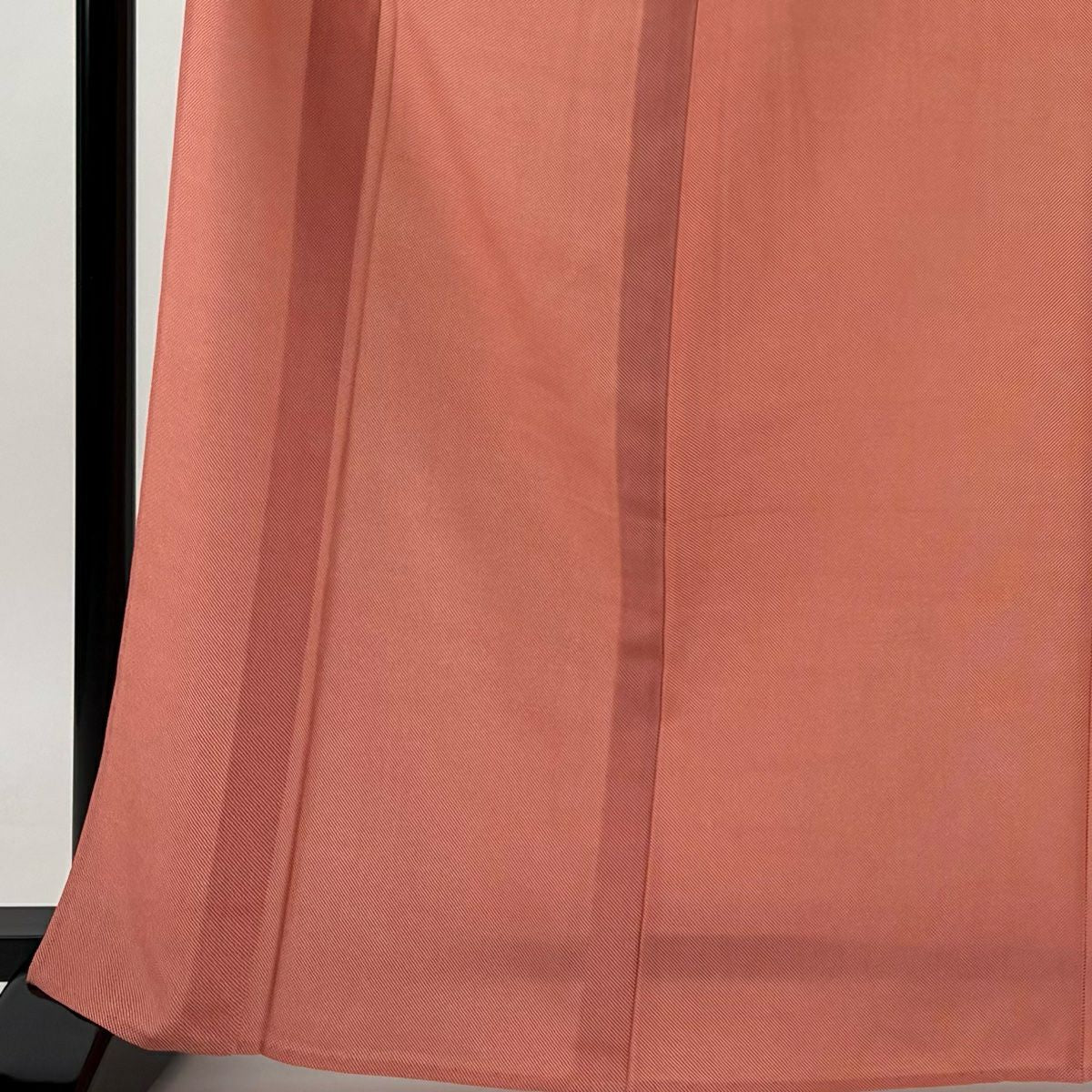 【美品】 江戶小紋 身長165cm 袖長63.5cm S 單層 行款 朱色 純蠶絲 秀品級 一つ紋