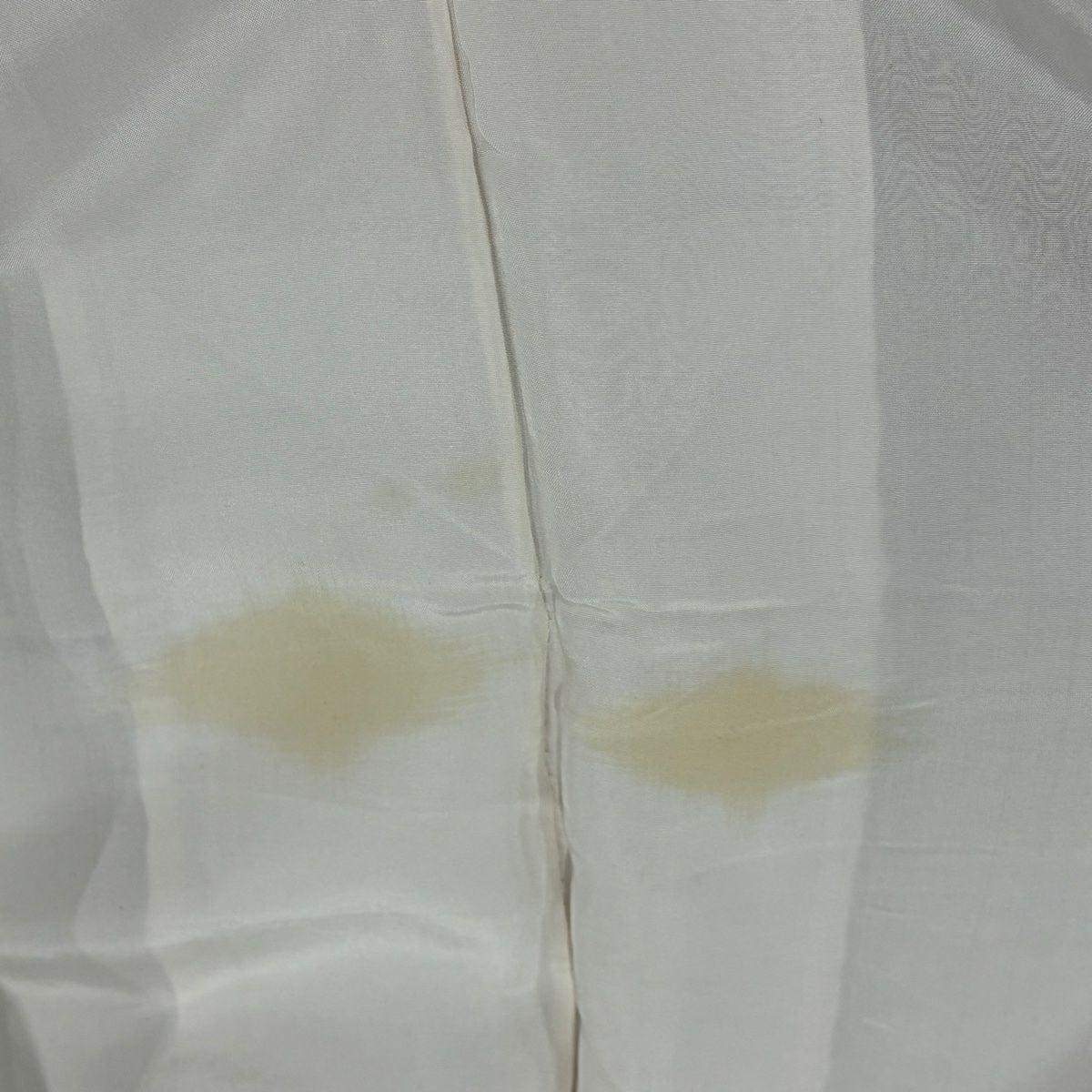 付下 身長153.5cm 袖長62cm S 雙層 草花紋紋 霞 薄綠 純蠶絲 秀品級 一個紋