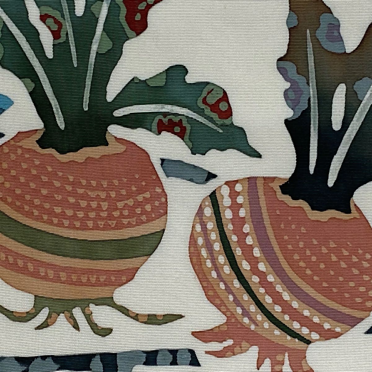 【美品】名古屋帶 秀品級 生物 奶油色 純蠶絲