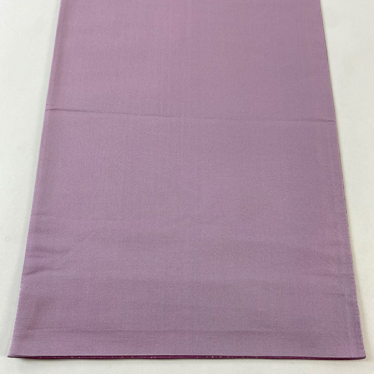 【美品】 袋帶 秀品級 落款あり 草花紋紋 螺鈿 金金箔 漸層 紫色 お太鼓柄 純蠶絲