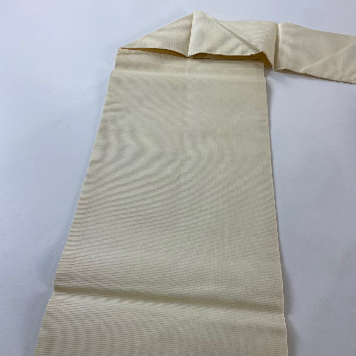 名古屋帶 優品級 夏帶 色紙 花車 銀絲 金銀彩 奶油色 純蠶絲