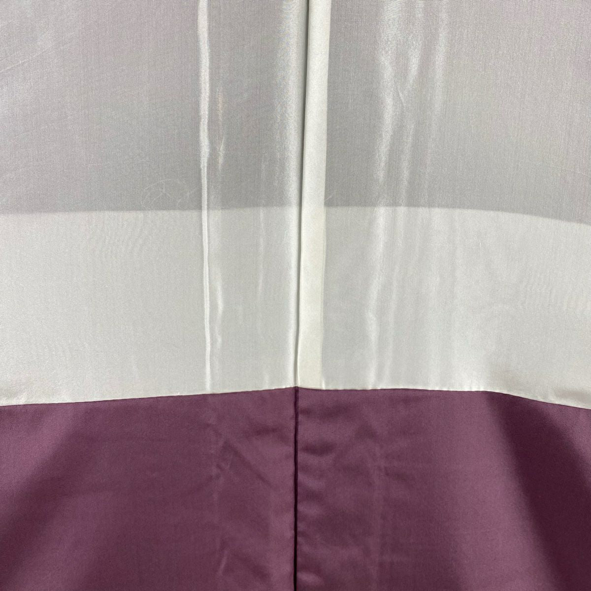 【美品】 紬織 身長163.5cm 袖長67cm M 雙層 龜甲絣 立涌 黑灰 純蠶絲 逸品級