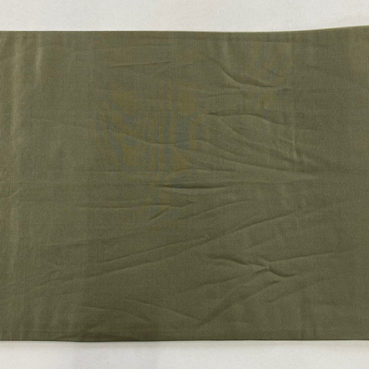 【美品】 袋帶 秀品級 草花紋紋 波 金絲 唐織 茶綠 六通 純蠶絲