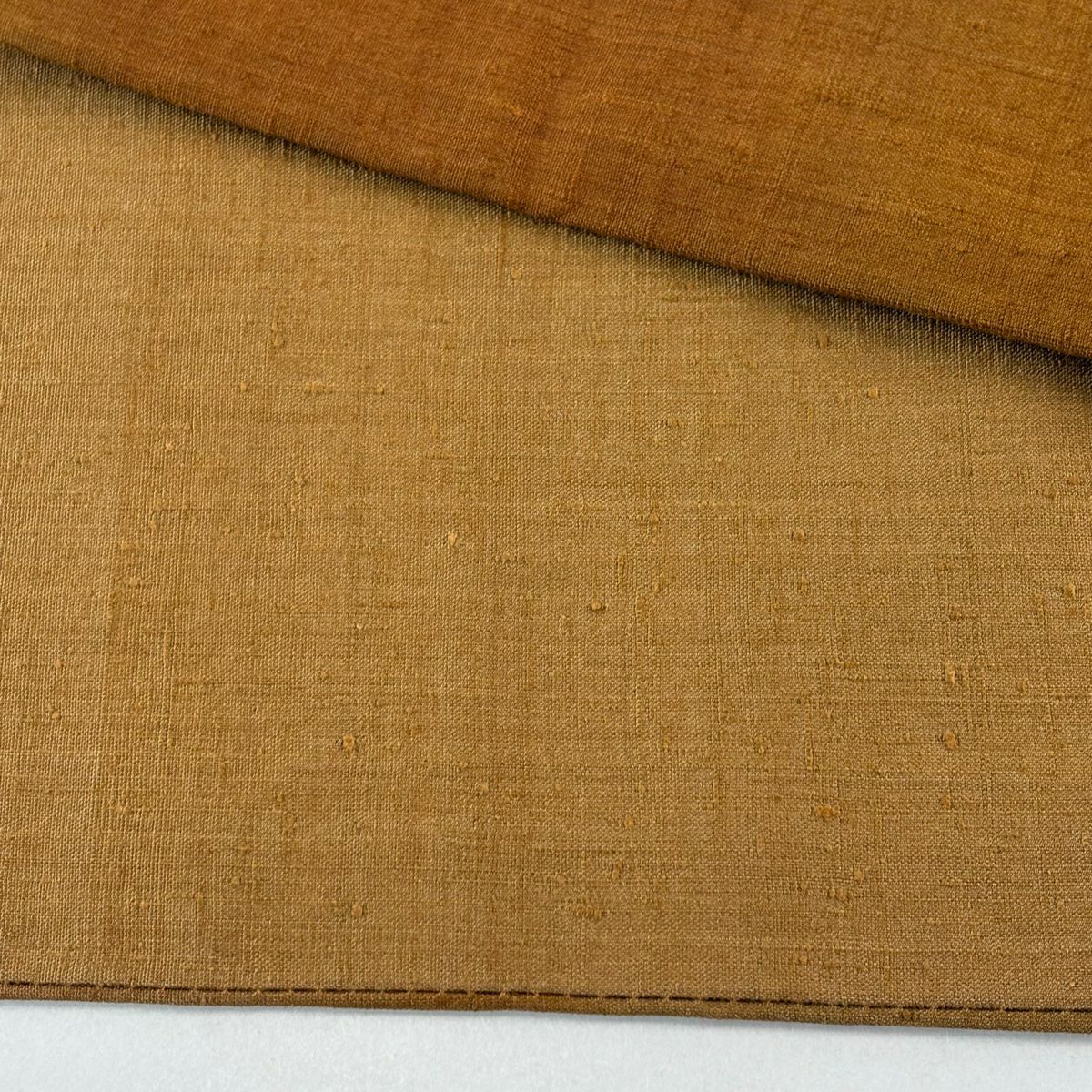 【美品】 袋帶 秀品級 紬織織 菊花 御所車 汕頭刺繡 山吹茶 藍帶圖案 純蠶絲