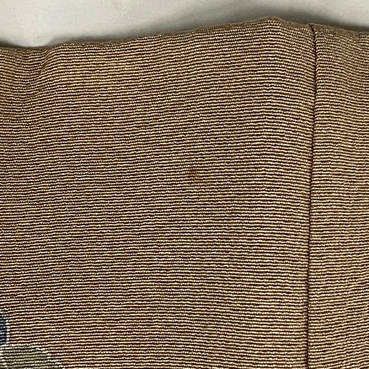 訪問服 身長156cm 袖長64.5cm M 雙層 落款 草花紋 花瓣 漸層 茶 純蠶絲 秀品級 一つ紋